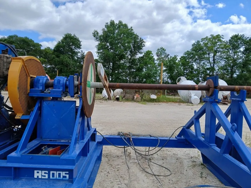 Wet Tech RS-001 spooling unit in the Wet Tech yard